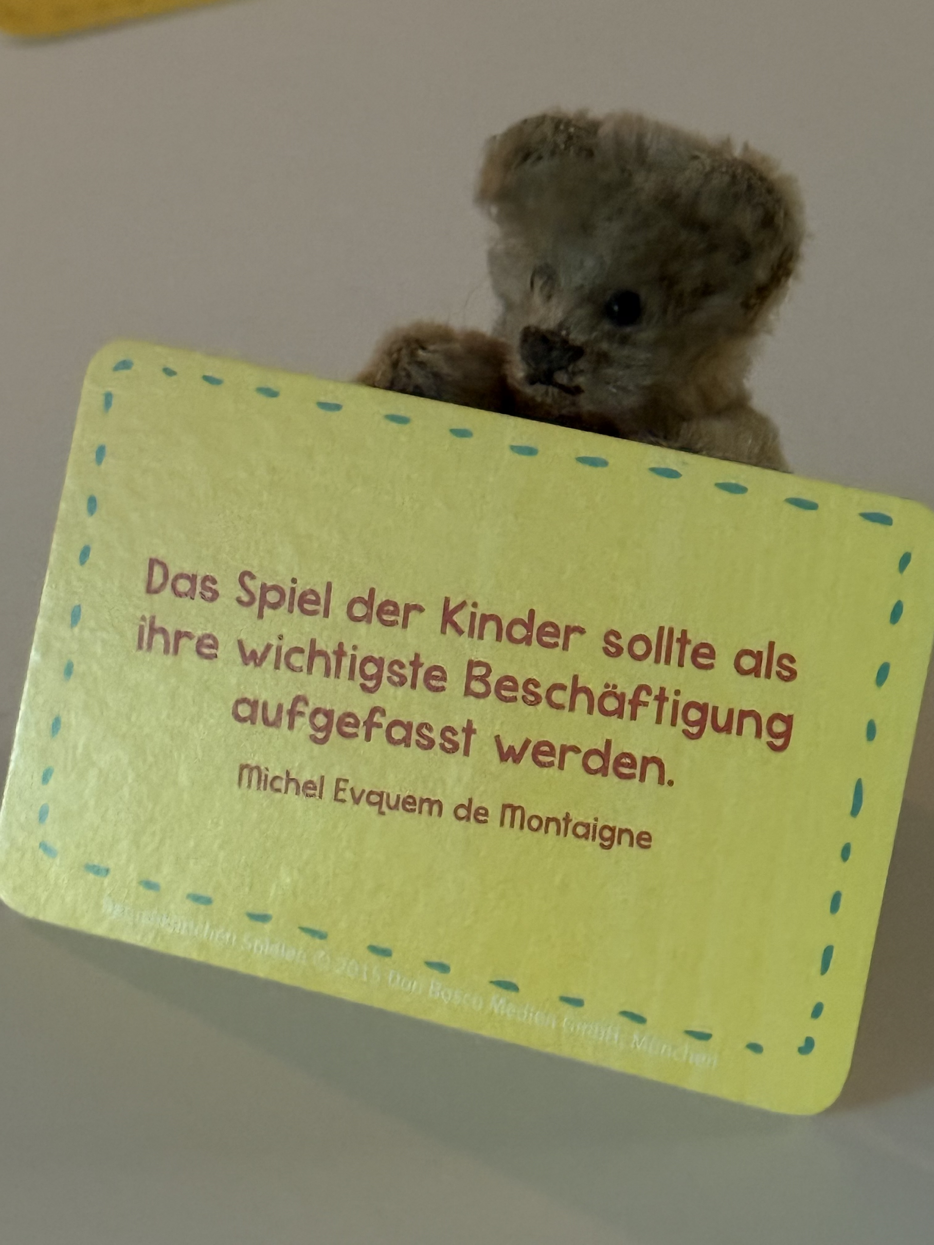 Gefühl von Geborgenheit und verlässlichen Ritualen