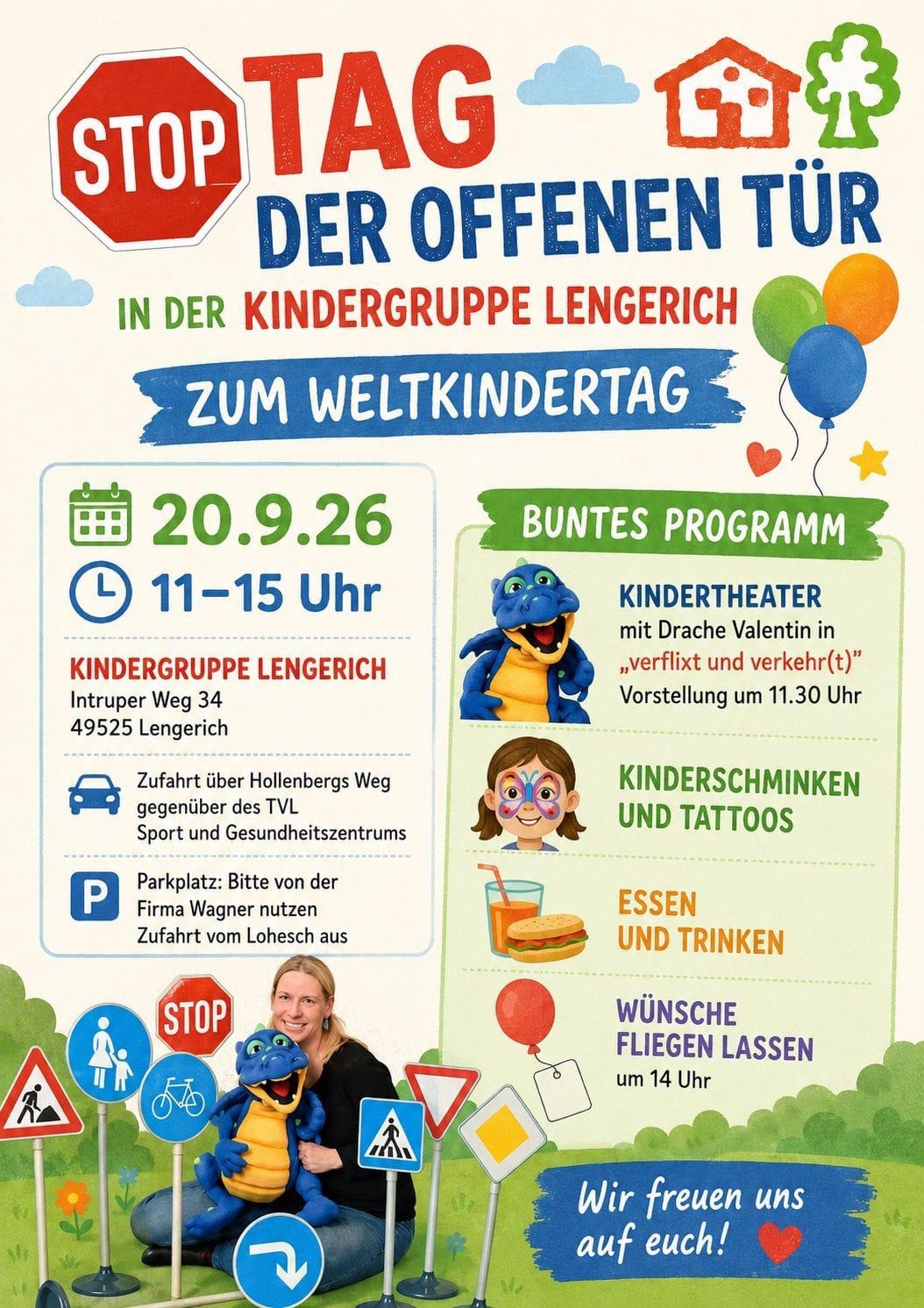 Flyer: Tag der offenen Tür zum Weltkindertag